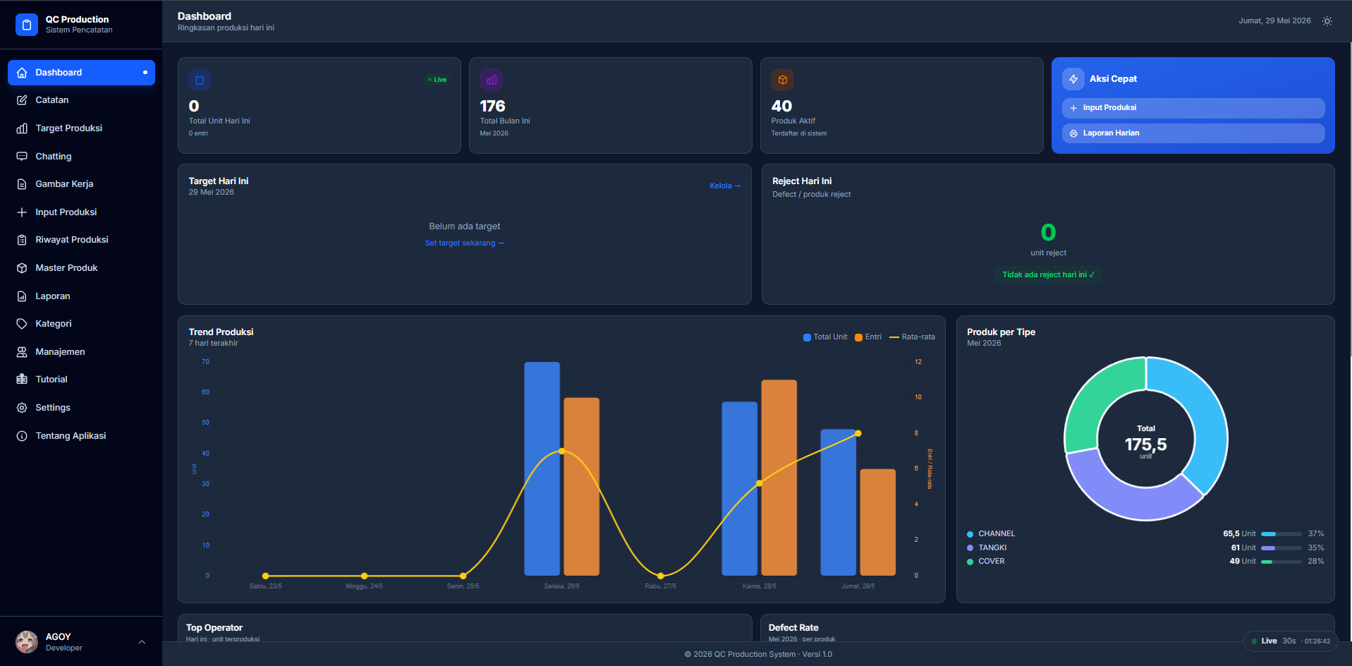 QC Process Tracker